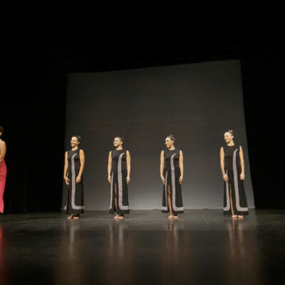 Μάρθα Γκράχαμ & Ελληνικοί Μύθοι.
Θέατρο Αυλαία, 23.09.2023.

Ομιλήτρια: Δρ. Νίνα Παπαθανασοπούλου.
Χορογράφος: Πένυ Διαμαντοπούλου.
Χορεύουν: Ελευθερία Ηλιοπούλου, Βάσια Κολλιού, Μαριάννα
Παπακωνσταντίνου, Μάρα Τσούρμα.
Βοηθός Παραγωγής: Δανάη Ευαγγελίου.